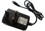 DC Adapter, 5V 2.5A micro B USB cable (UK plug)
